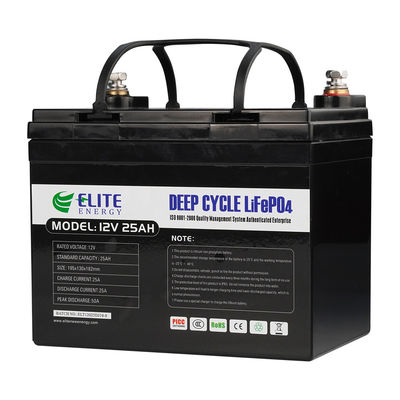 Soems 25Ah Batterie des Lithium-Eisen-LFP 12V LiFePO4 mit errichtet in BMS
