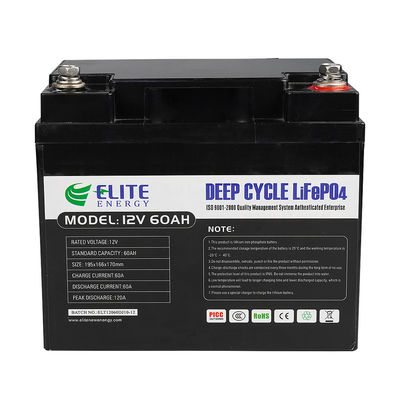 Solarbatterie-Satz-tiefer Zyklus des lithium-Phosphat60ah 12V LiFePO4