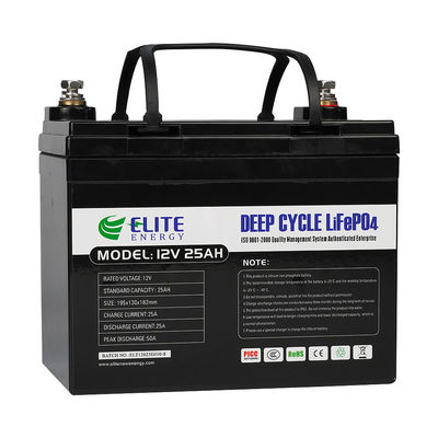 Lithium-Ion Battery For Solar Street-Licht LiFePO4 tragbares 12V 25Ah