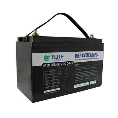 Batterie-Lithium-Phosphatstromversorgung Rechargable 12V 100Ah LiFePO4