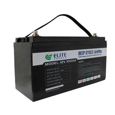 Lithium-Batterie 12V 100Ah LFP für Solarenergiespeicher errichtet in BMS