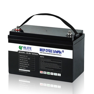 Wieder aufladbares Lithium Ion Battery For ESS 12V LiFePO4 Batterie-12V 100Ah